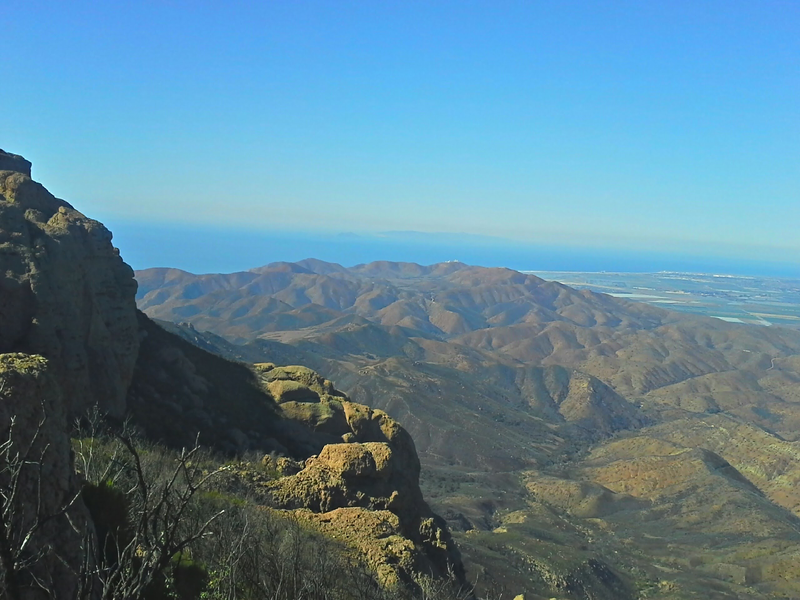 That white spec on the peak just off center is that same radar equipment! Quite a bit greener at this time...
